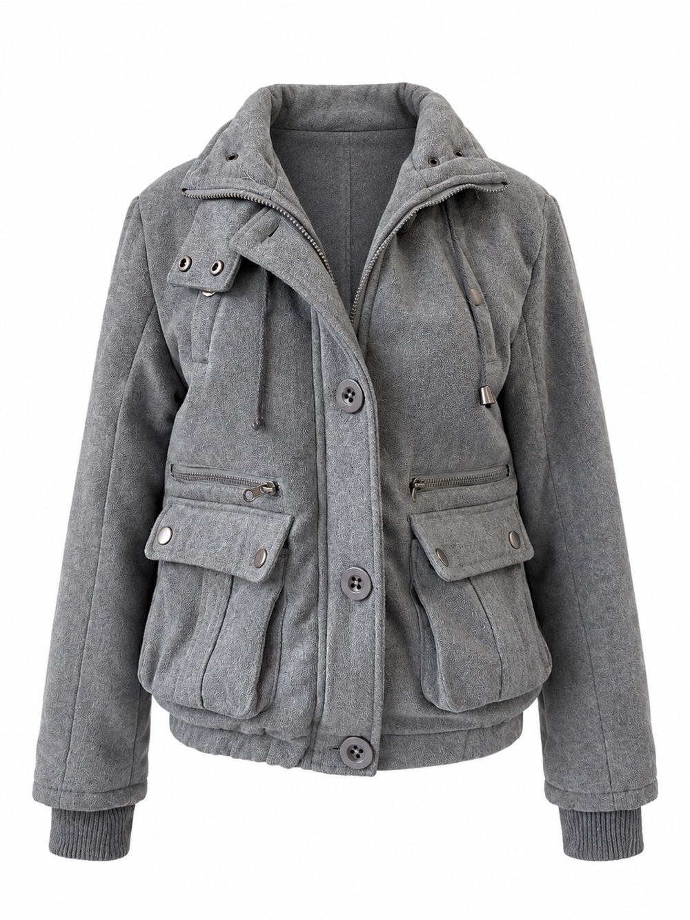 Seductions Grey Utility Jacket
